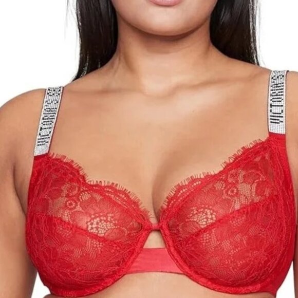 Lot of 2 Brand New w/ Tags 40G Victoria's Secret Bras w/ Metallic Logo! - Picture 2 of 6